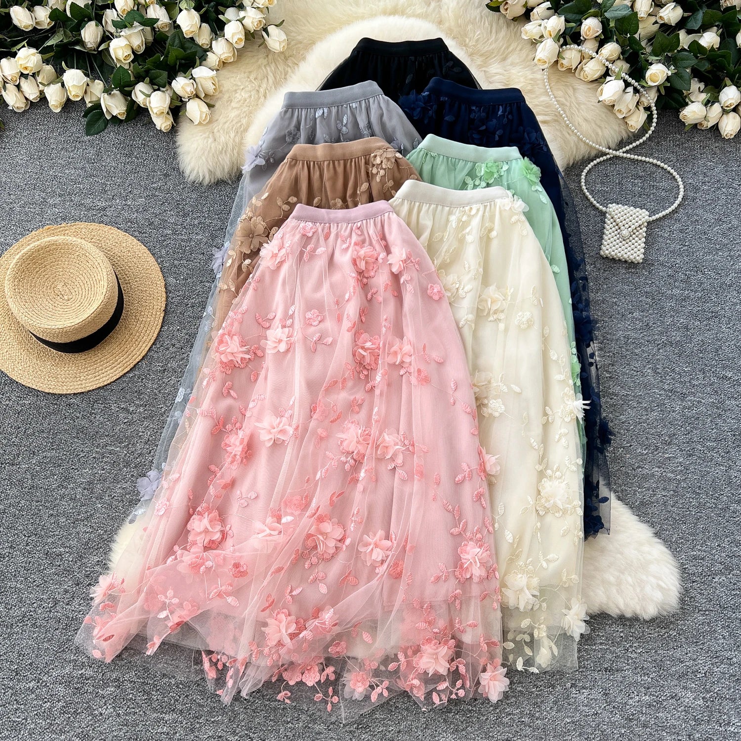 Dynamic Pleated Skirt