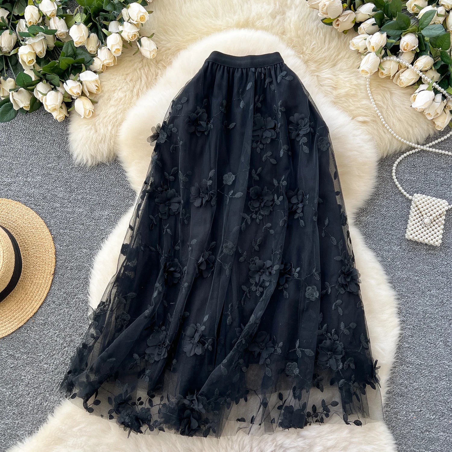 Dynamic Pleated Skirt