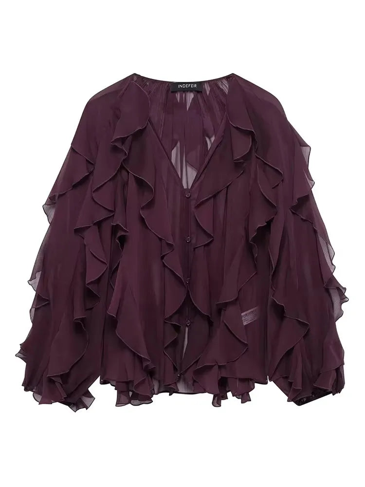 Fluid Viscose Blouse