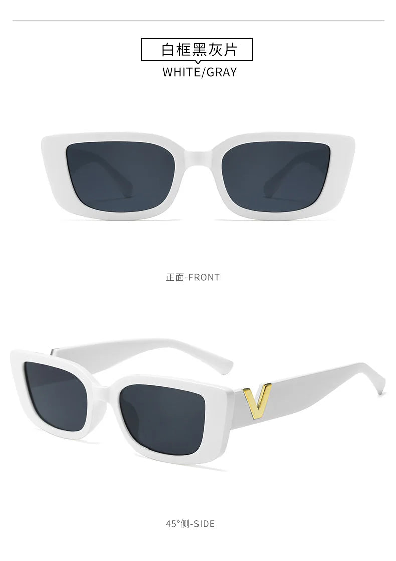 New Small Frame V-Shaped Fashion Sunglasses
