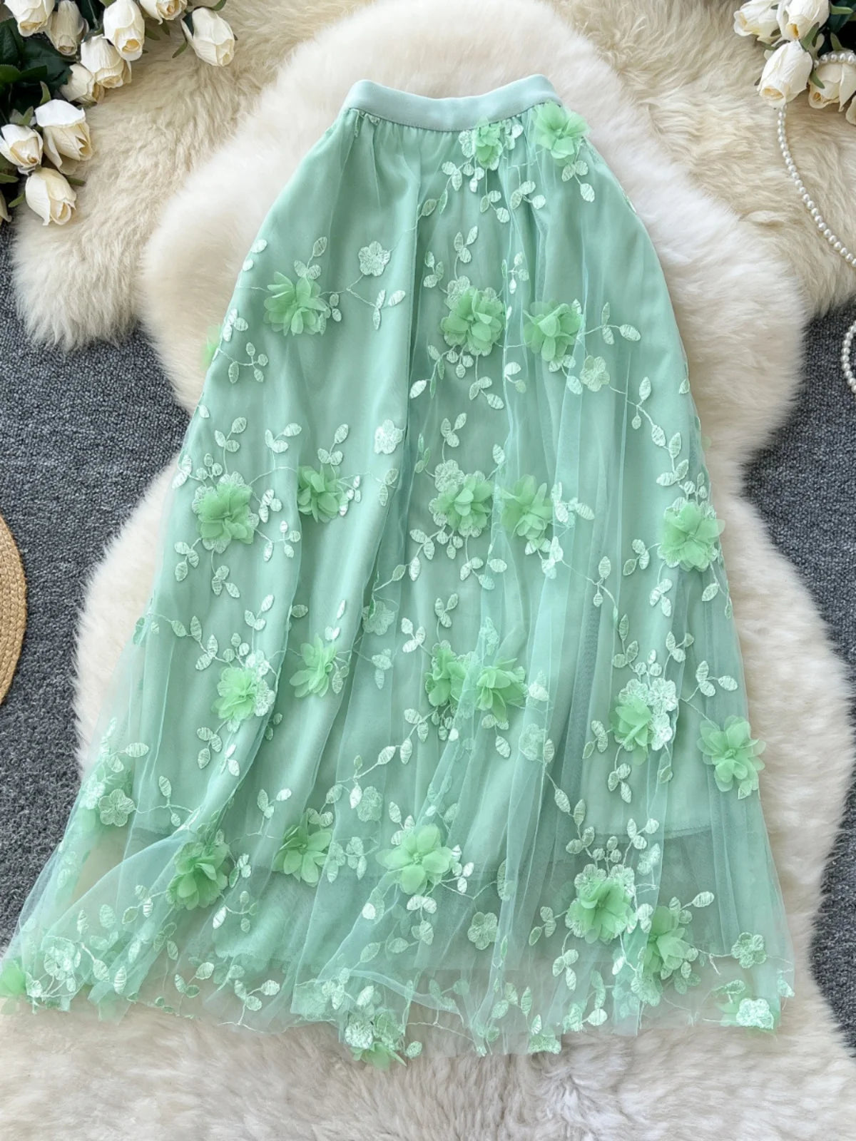 Dynamic Pleated Skirt