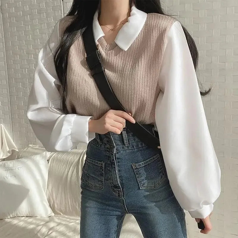 Cozy Turtleneck Blouse
