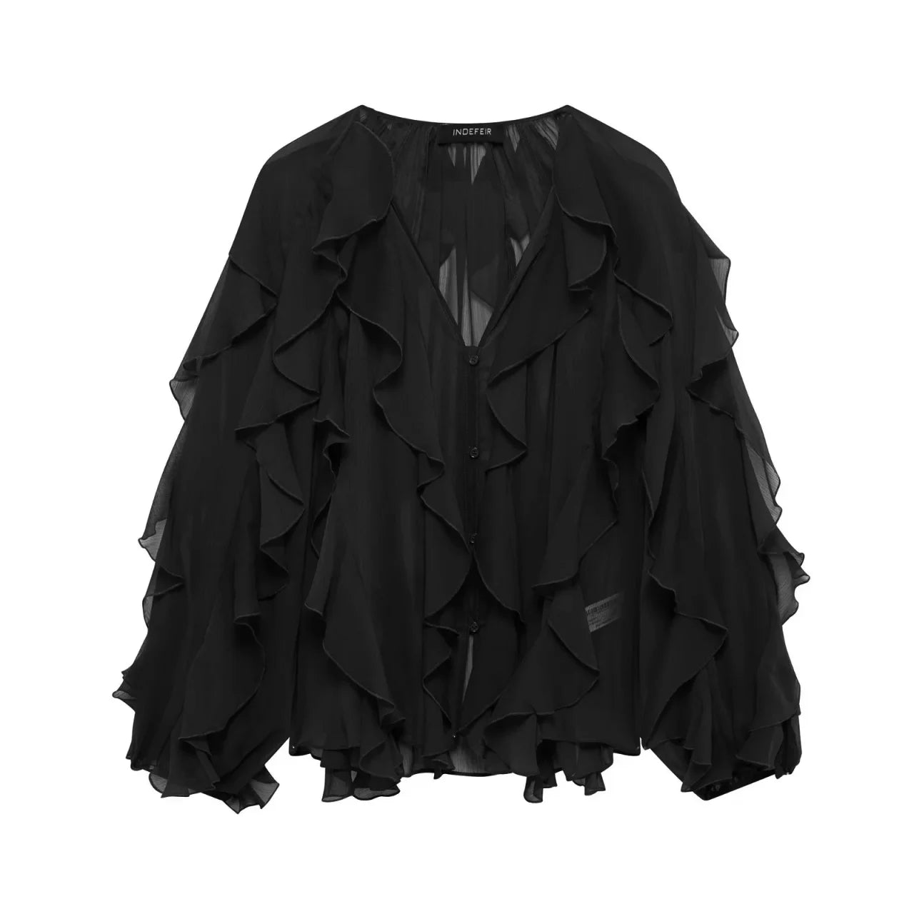 Fluid Viscose Blouse