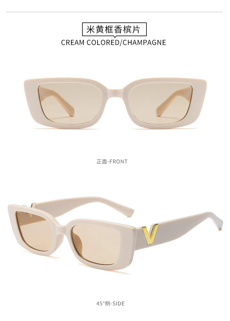 New Small Frame V-Shaped Fashion Sunglasses