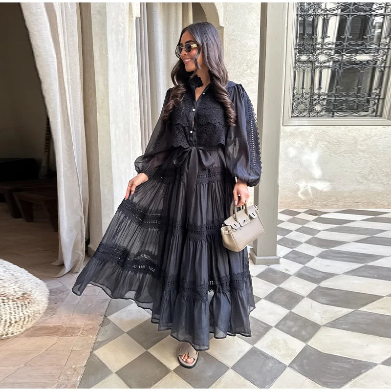 Voluminous Organza Dress